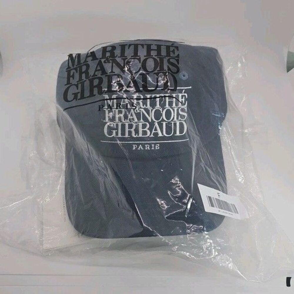 Marithé François Girbaud Paris Navy Solid Baseball Cap One Size Men